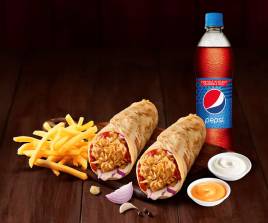 Strips Roll Meal وجبة استربس رول